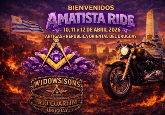 Amatista Ride: Fraternidad Internacional en Artigas